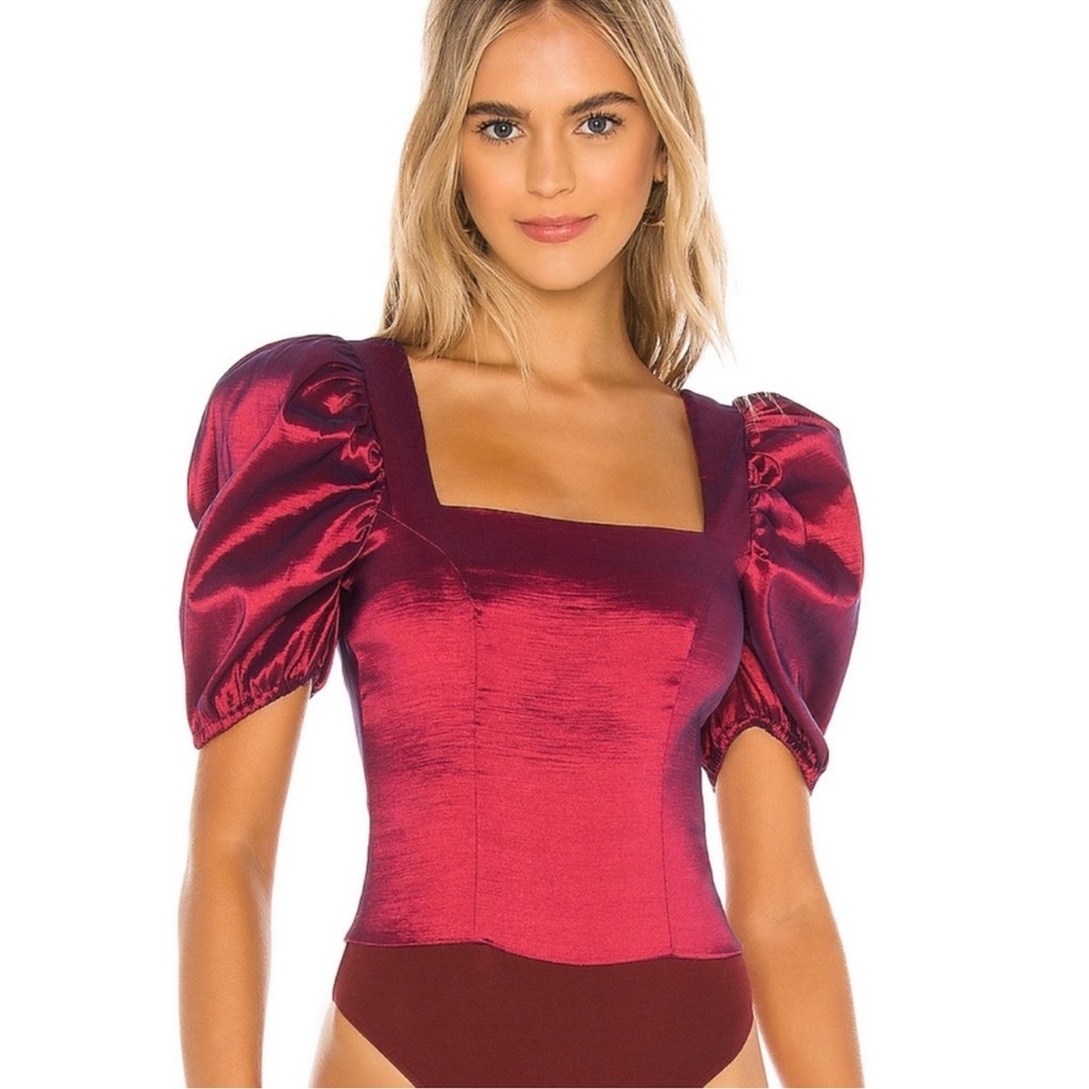 Majorelle BodySuit Maroon NWT SIZE XS